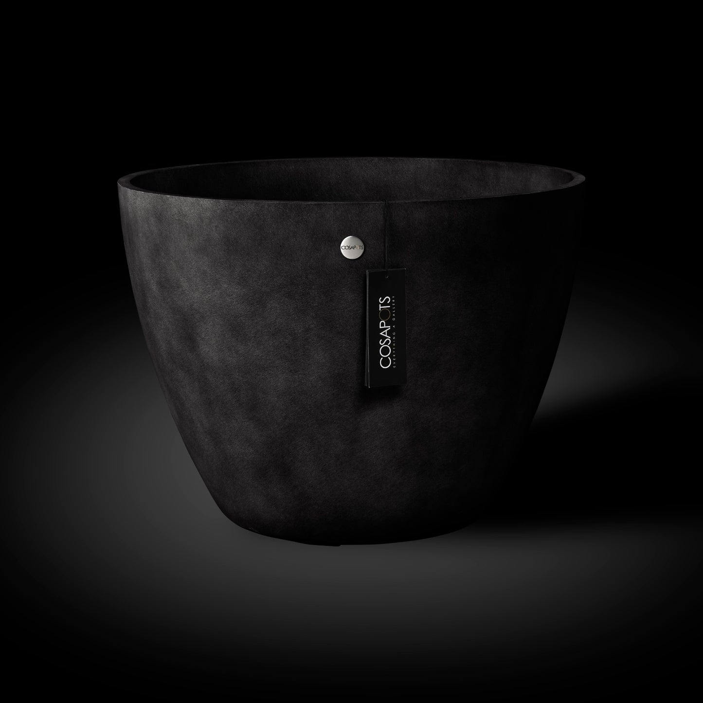 Kukkaruukku Lupo 95cm ruskea kivi