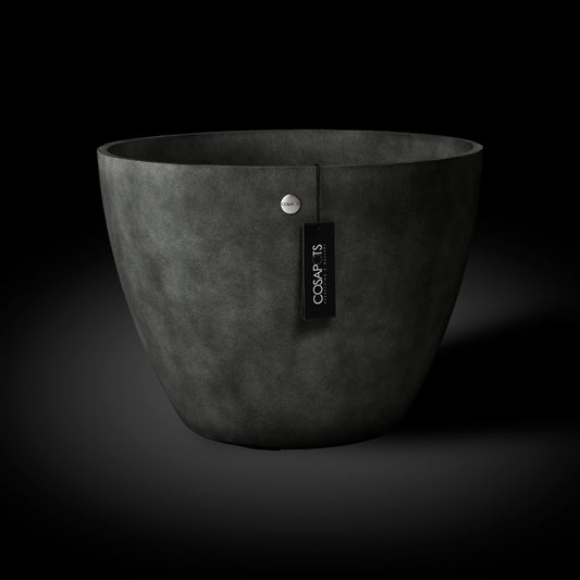 Kukkaruukku Lupo 82cm harmaa kivi