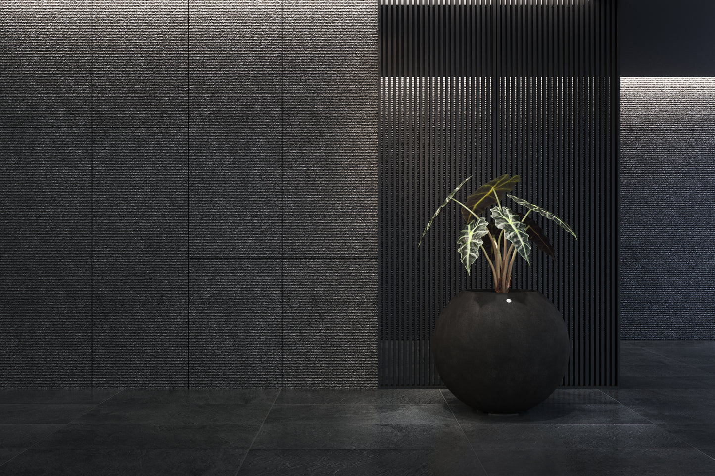 Kukkaruukku Orbo 90cm ruskea kivi