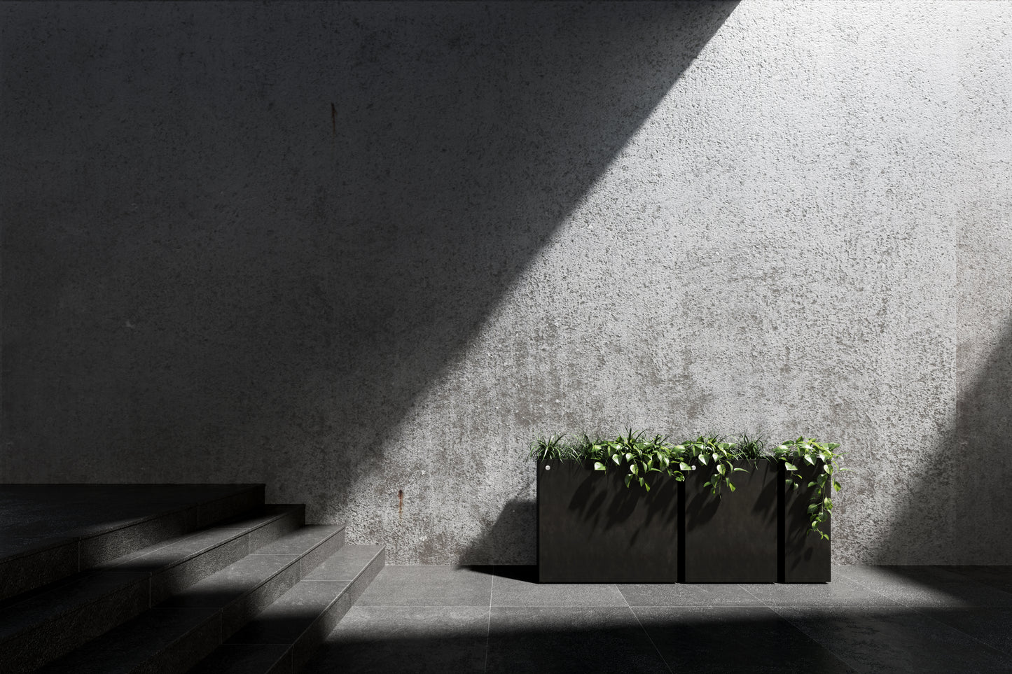 Kukkaruukku Reglo 60cm ruskea kivi