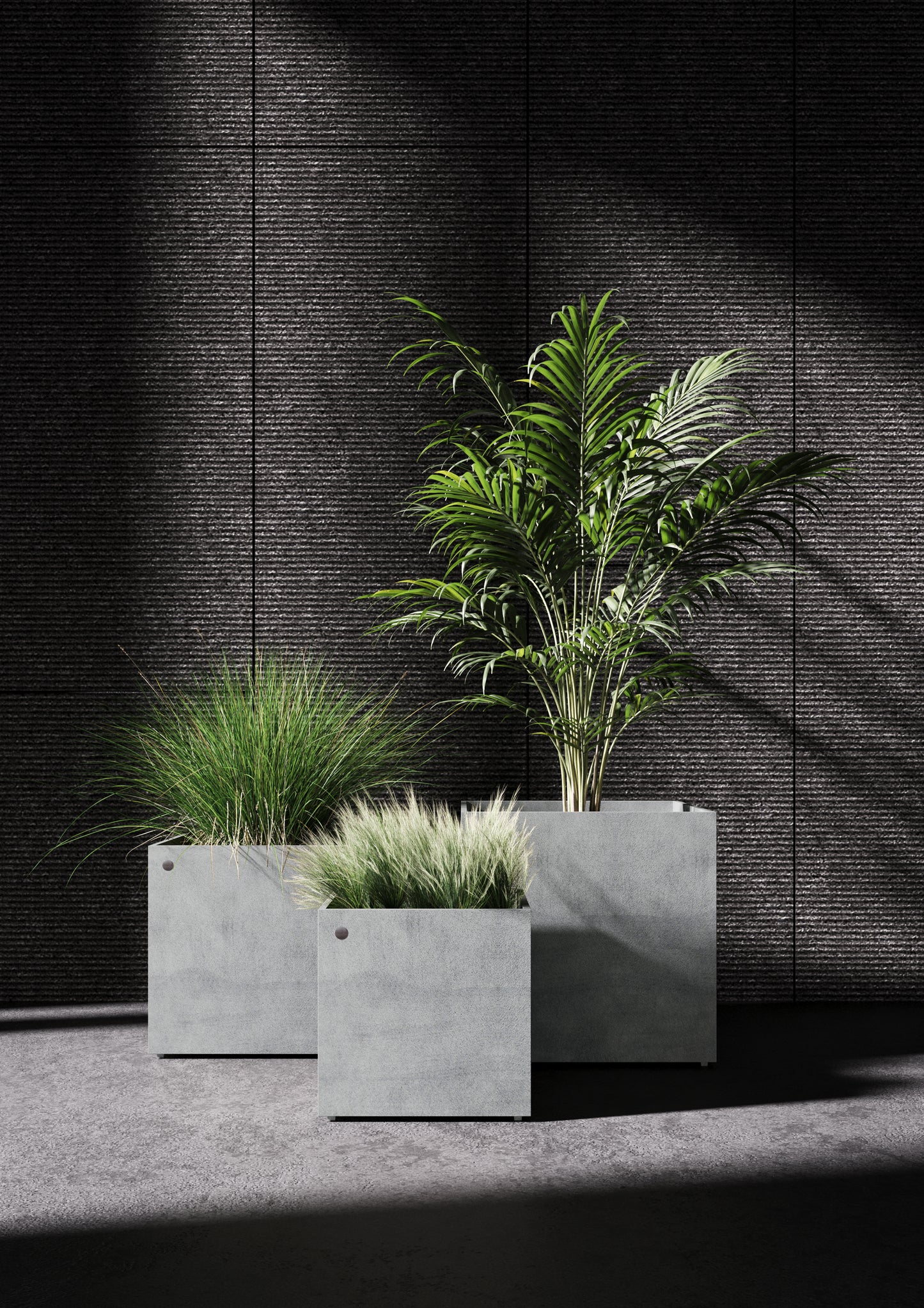 Kukkaruukku Reglito cube 50cm betonikivi