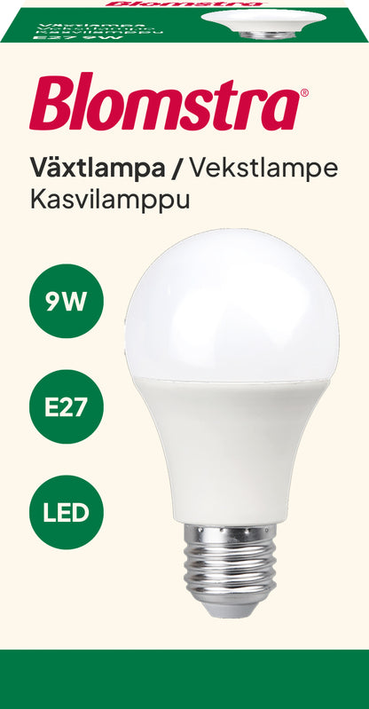 Kasvilamppu E27 9W