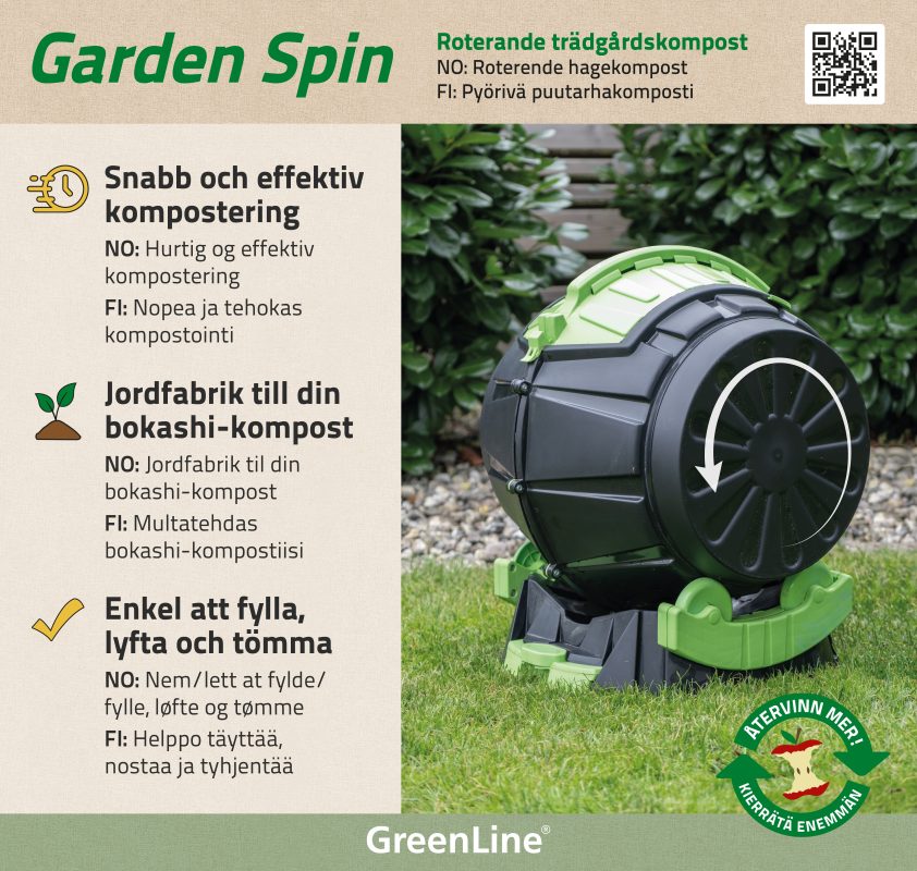 Kompostori Garden Spin 50l