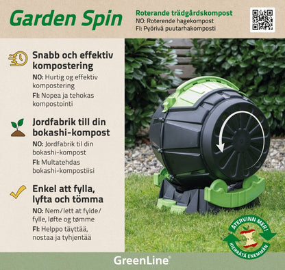 Kompostori Garden Spin 50l