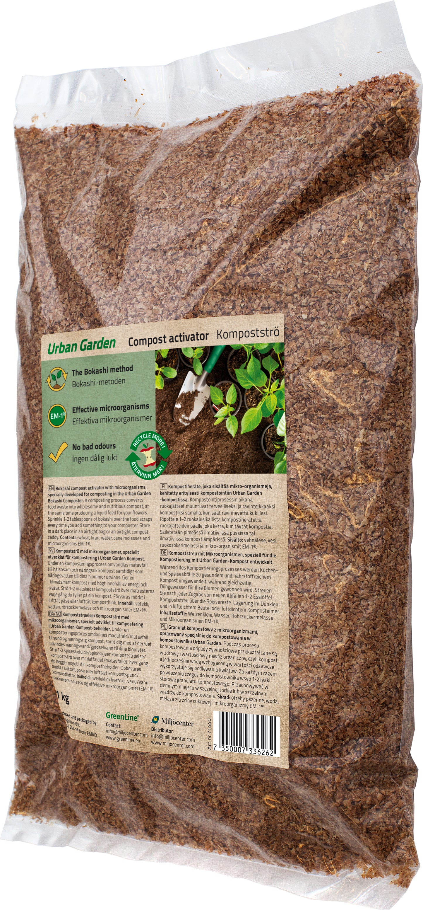 Compost litter Urban Garden 