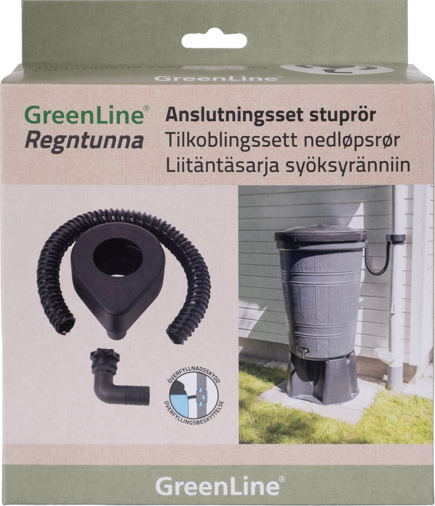 Kytkentäsetti syöksytorveen