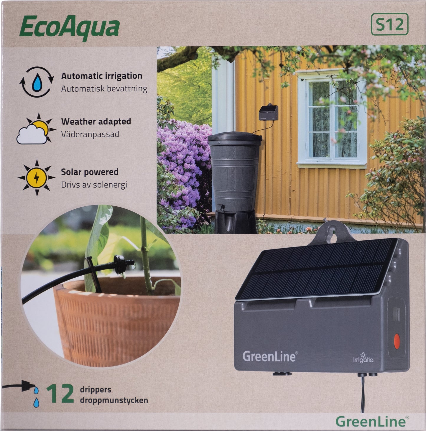 Automatic drip irrigation system S-12 