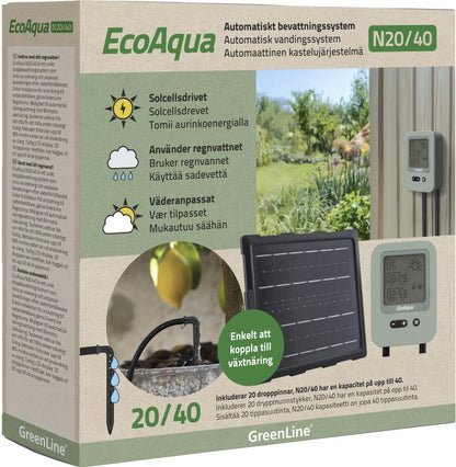 Automaattinen tippakastelujärjestelmä EcoAqua N20/40