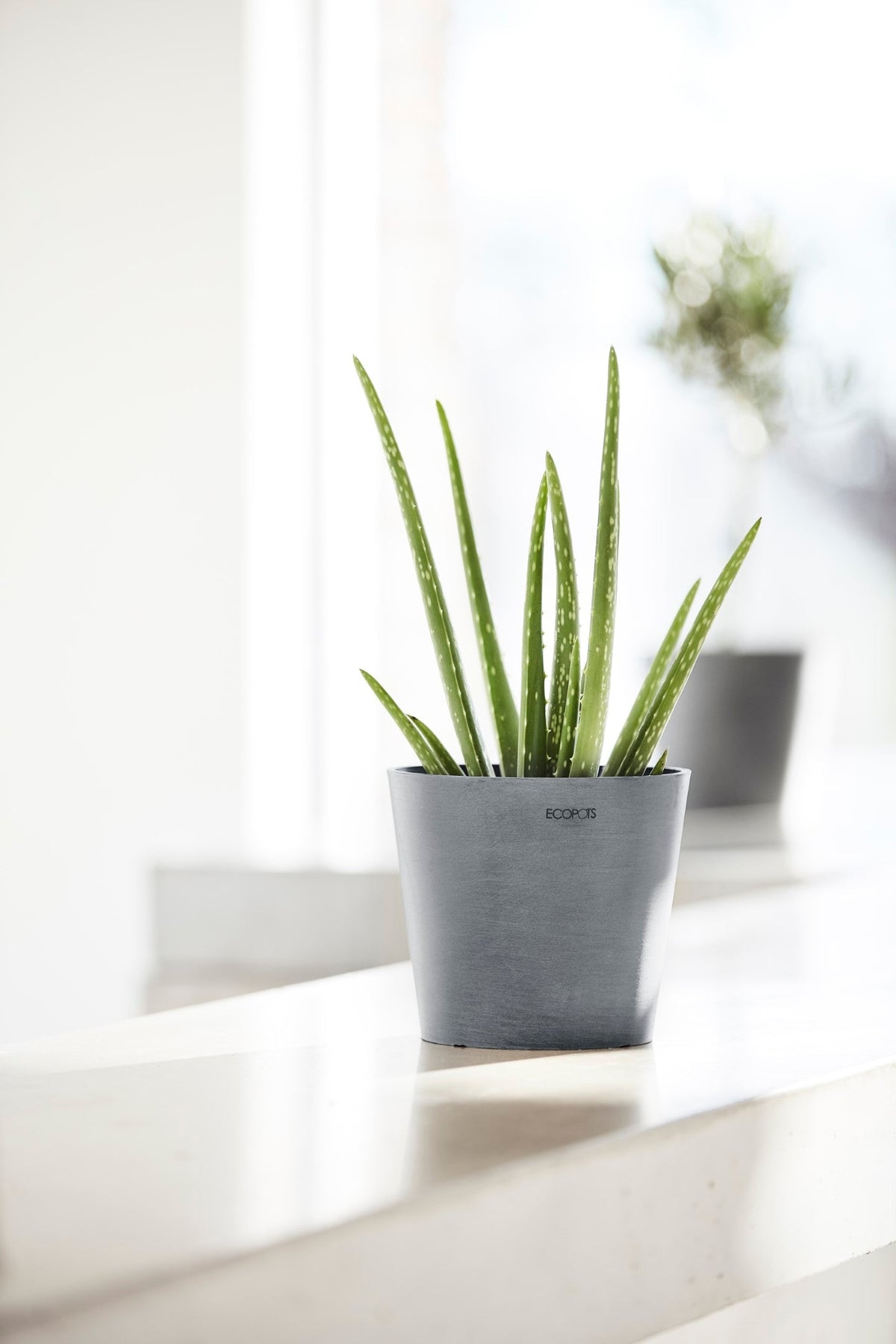 Kukkaruukku Amsterdam 25cm siniharmaa – tunnelmakuva