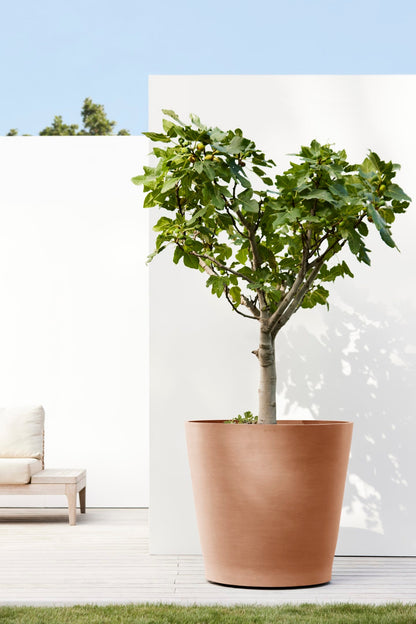 Kukkaruukku Amsterdam pyörillä 80cm terracotta – tunnelmakuva 2