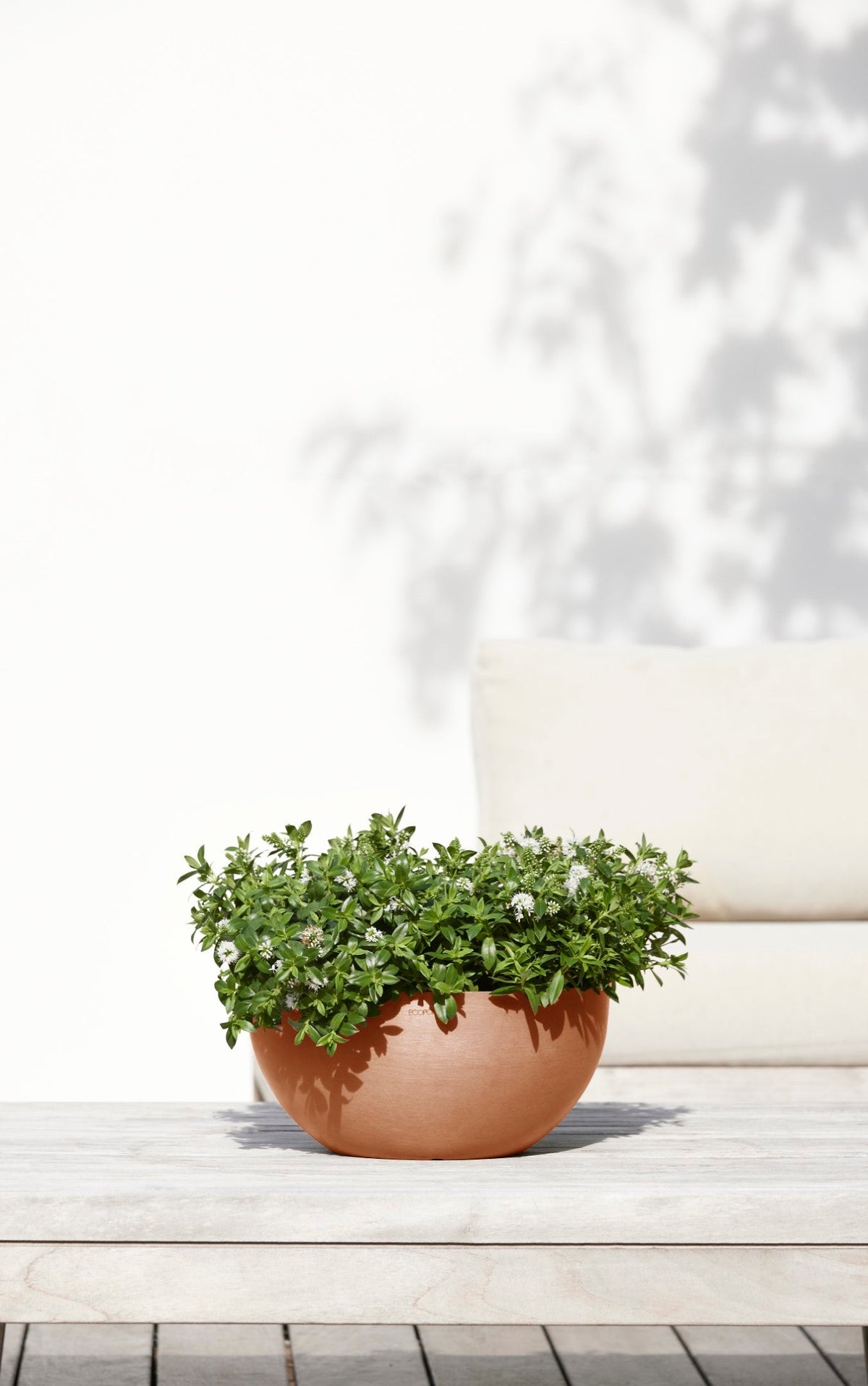 Kukkaruukku Brysseli 30cm terracotta – tunnelmakuva