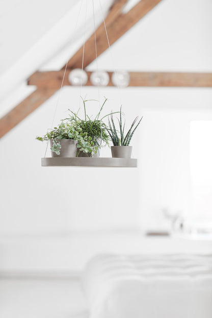 Aluslautanen ripustettava 36cm taupe – tunnelmakuva