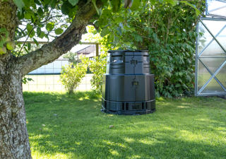 Warm compost Master Plus 375l black -25 °C 