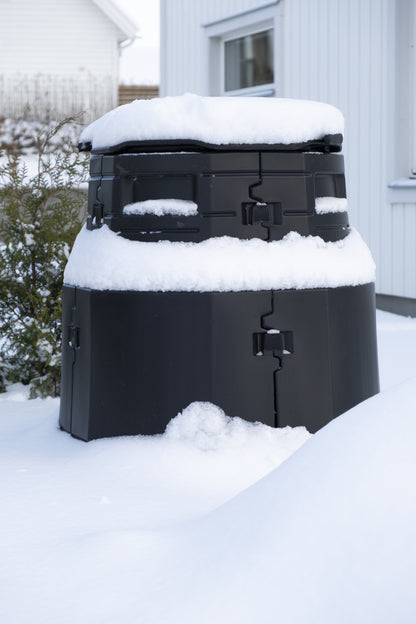 Warm compost Master Plus 375l black -25 °C 