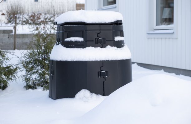 Warm compost Master Plus 375l black -25 °C 