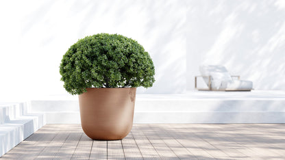 Kukkaruukku Oslo 65cm terracotta – tunnelmakuva