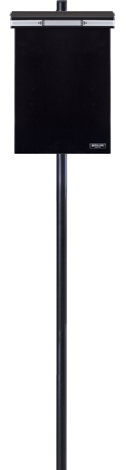 Postilaatikon pystytystolppa Post-Stick Flex 1500mm musta