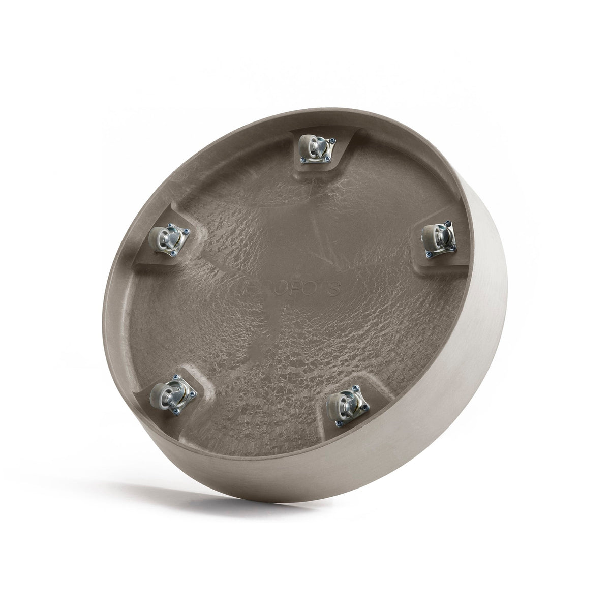 Aluslautanen Amsterdam pyörillä 60cm taupe – pohja