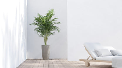 Kukkaruukku Tukholma korkea 60cm taupe – tunnelmakuva