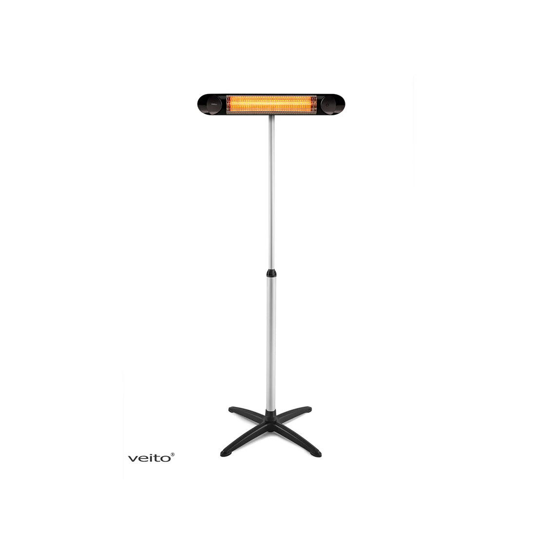 Terrassvärmare Veito Blade 2000W IP55, Silver