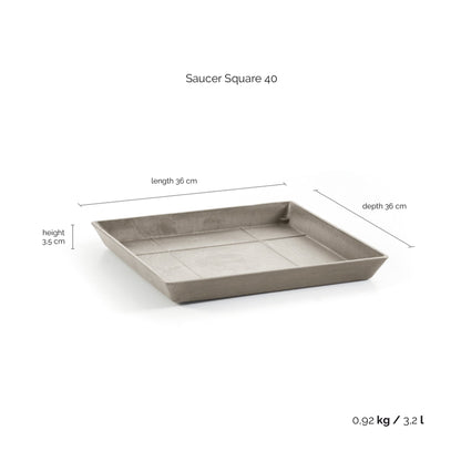 Aluslautanen Rotterdam 40cm taupe