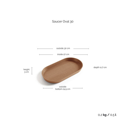 Aluslautanen Tokio 30cm terracotta – tuotetiedot