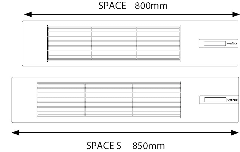 Space S Black – mitat