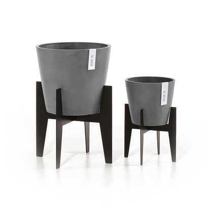 Jalusta 30cm musta - Ecopotskauppa