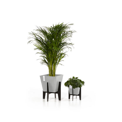 Jalusta 30cm musta - Ecopotskauppa