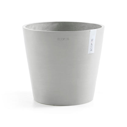Lillepott Amsterdam 30cm valgehall veereservuaariga