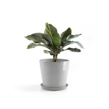 Lillepott Amsterdam 30cm valgehall veereservuaariga