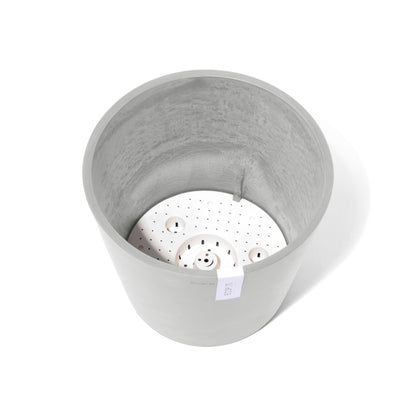 Lillepott Amsterdam 30cm valgehall veereservuaariga