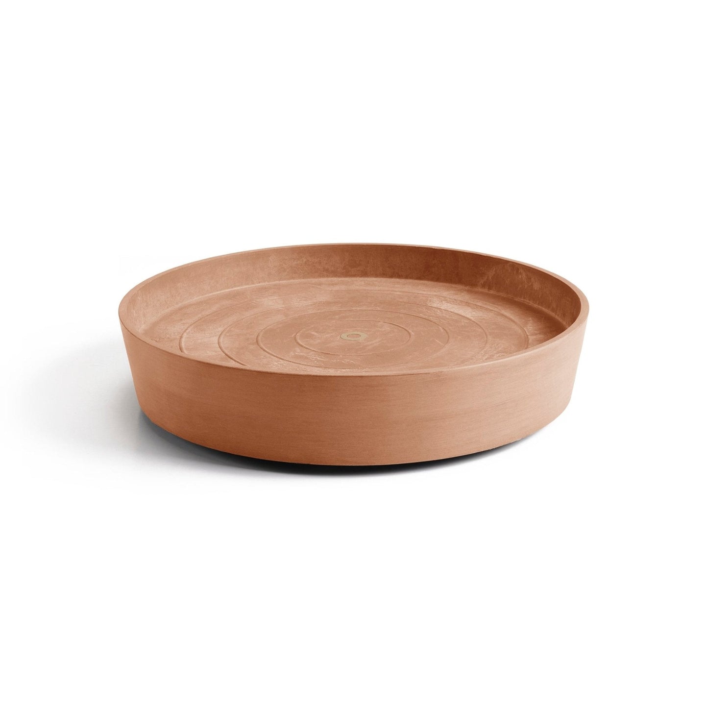 Kukkaruukku - Ecopots - Aluslautanen Amsterdam pyörillä 60cm terracotta - Ecopots - Uuden aikakauden kukkaruukku kierrätysmateriaalista