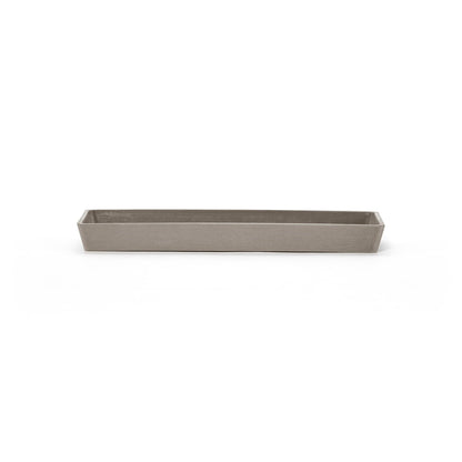 Kukkaruukku - Ecopots - Aluslautanen Bruge 25cm taupe - Ecopots - Uuden aikakauden kukkaruukku kierrätysmateriaalista