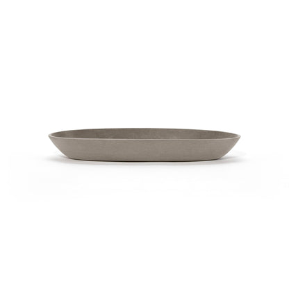 Kukkaruukku - Ecopots - Aluslautanen Sofia 30cm taupe - Ecopots - Uuden aikakauden kukkaruukku kierrätysmateriaalista