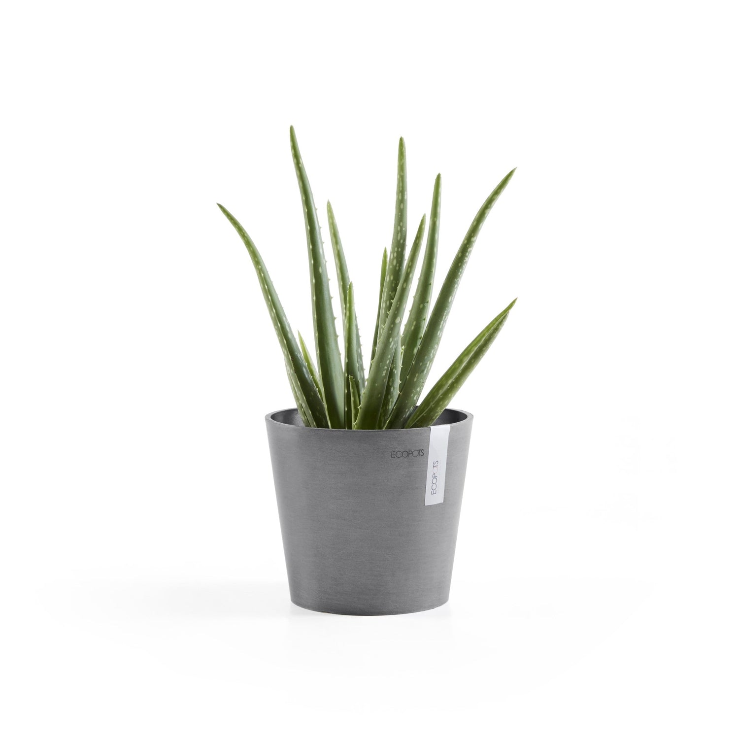 Kukkaruukku - Ecopots - Amsterdam 17cm harmaa - Ecopotskauppa - Uuden aikakauden kukkaruukku