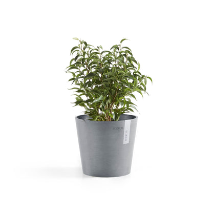 Kukkaruukku - Ecopots - Amsterdam 17cm siniharmaa - Ecopotskauppa - Uuden aikakauden kukkaruukku