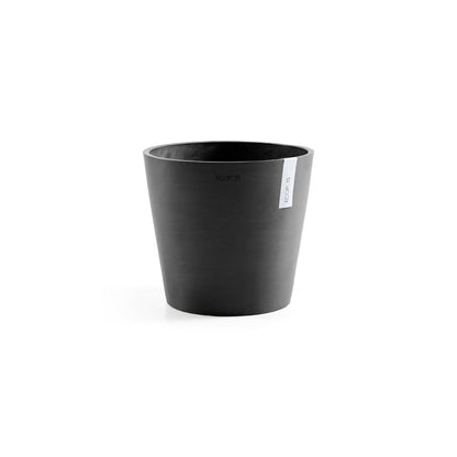 Kukkaruukku - Ecopots - Amsterdam 25cm tummanharmaa - Ecopotskauppa - Uuden aikakauden kukkaruukku