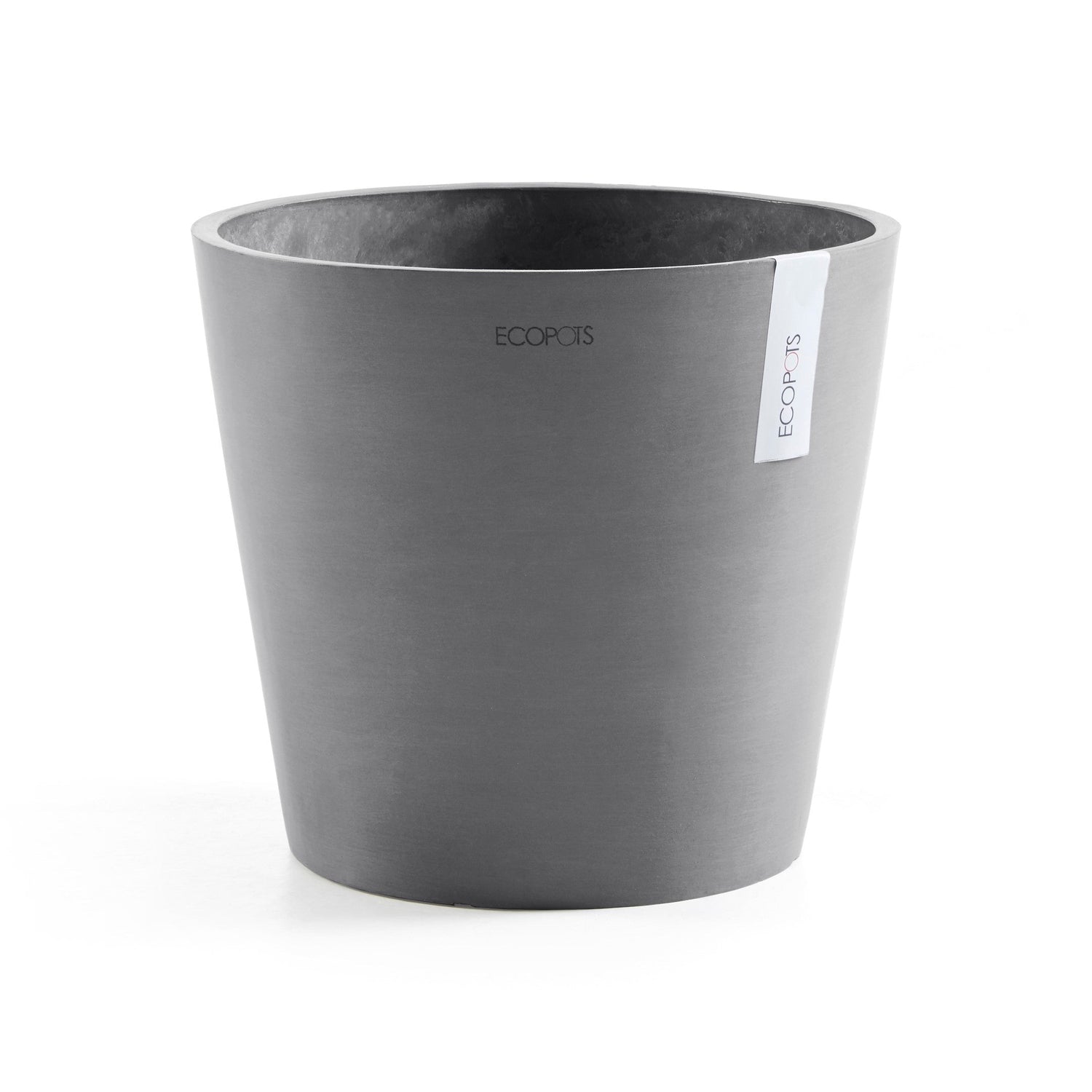 Kukkaruukku - Ecopots - Amsterdam 30cm harmaa - Ecopotskauppa - Uuden aikakauden kukkaruukku