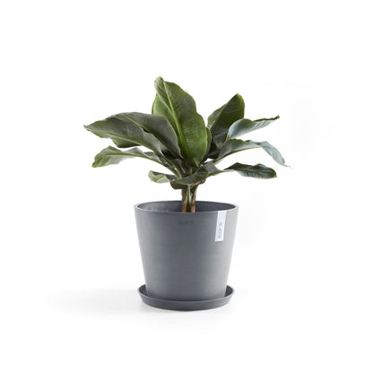 Kukkaruukku - Ecopots - Amsterdam 30cm siniharmaa - Ecopotskauppa - Uuden aikakauden kukkaruukku