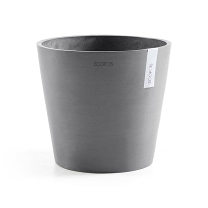 Kukkaruukku - Ecopots - Amsterdam 40cm harmaa - Ecopotskauppa - Uuden aikakauden kukkaruukku