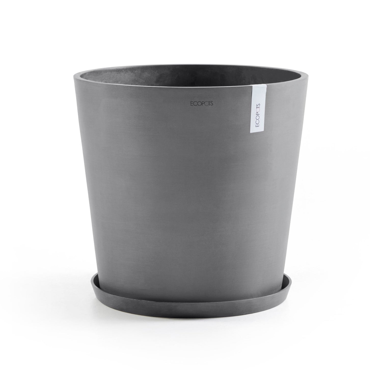 Kukkaruukku - Ecopots - Amsterdam 60cm harmaa - Ecopotskauppa - Uuden aikakauden kukkaruukku