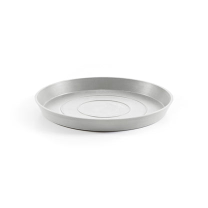 Kukkaruukku - Ecopots - Amsterdam aluslautanen 40cm valkoharmaa - Ecopotskauppa - Uuden aikakauden kukkaruukku