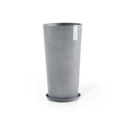 Kukkaruukku - Ecopots - Amsterdam korkea 70cm siniharmaa - Ecopotskauppa - Uuden aikakauden kukkaruukku