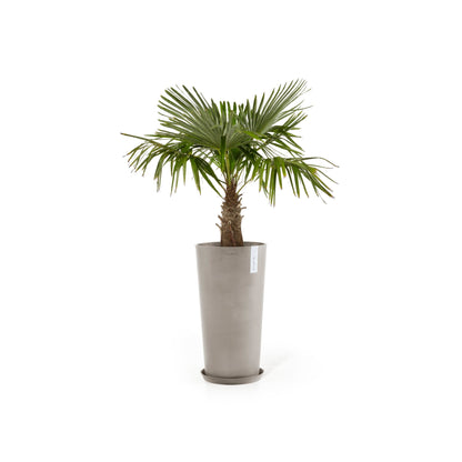 Kukkaruukku - Ecopots - Amsterdam korkea 90cm taupe - Ecopotskauppa - Uuden aikakauden kukkaruukku