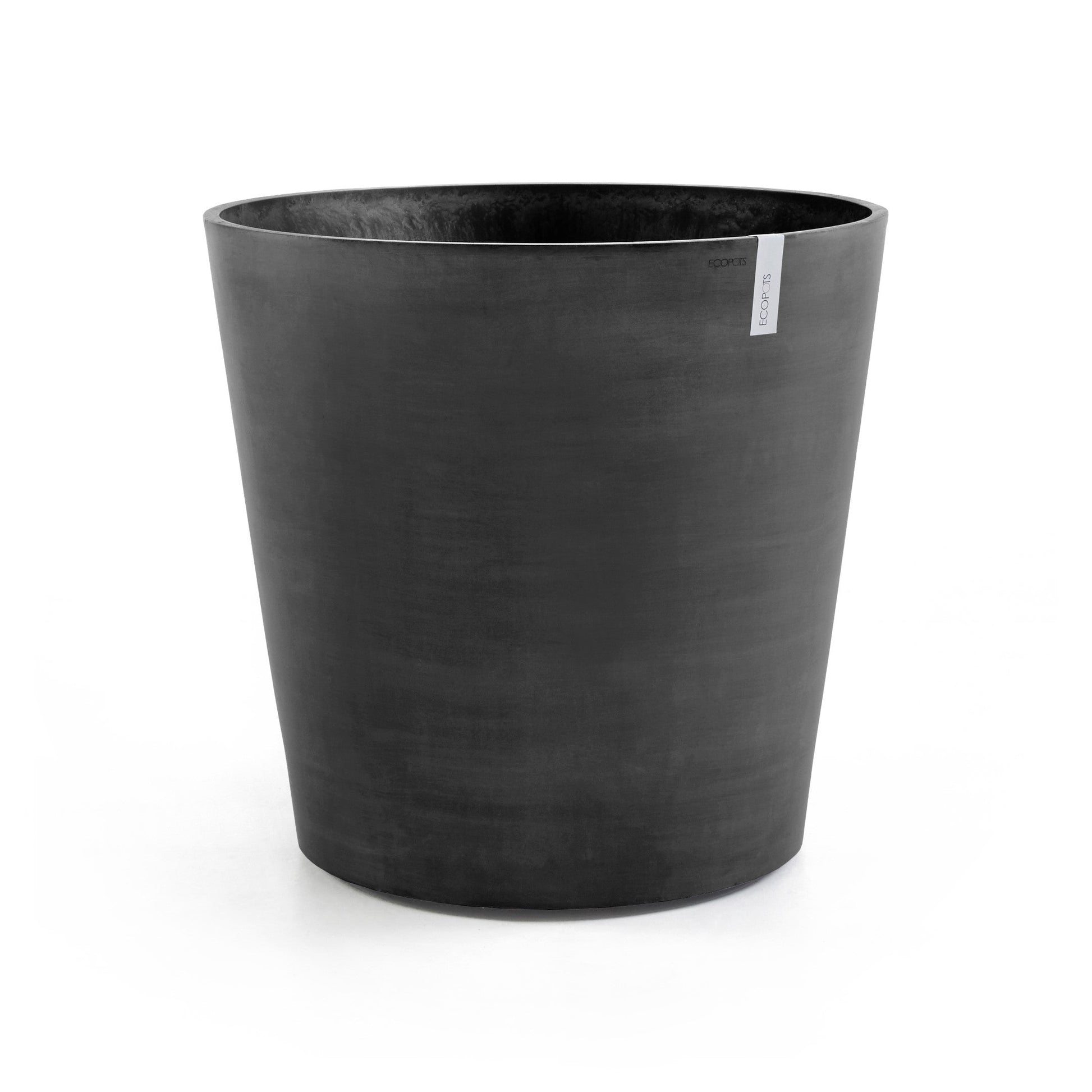 Kukkaruukku - Ecopots - Amsterdam pyörillä 60cm tummanharmaa - Ecopotskauppa - Uuden aikakauden kukkaruukku