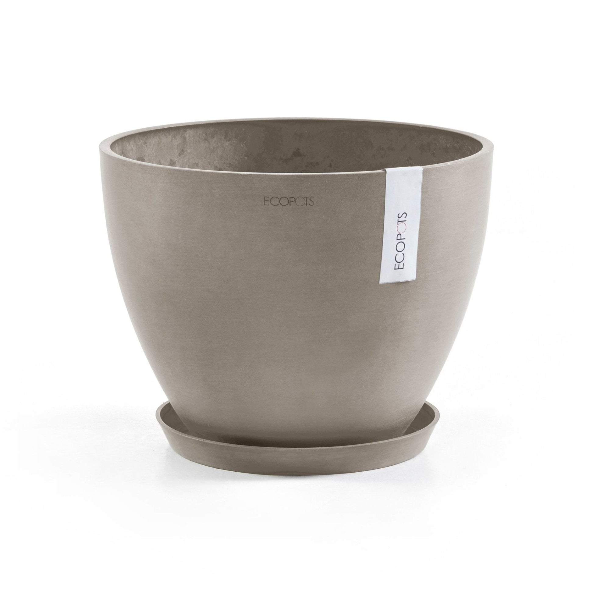 Kukkaruukku - Ecopots - Antwerpen 30cm taupe - Ecopotskauppa - Uuden aikakauden kukkaruukku