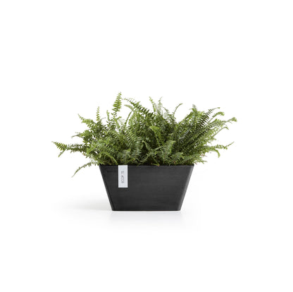 Kukkaruukku - Ecopots - Berliini 30cm tummanharmaa - Ecopotskauppa - Uuden aikakauden kukkaruukku