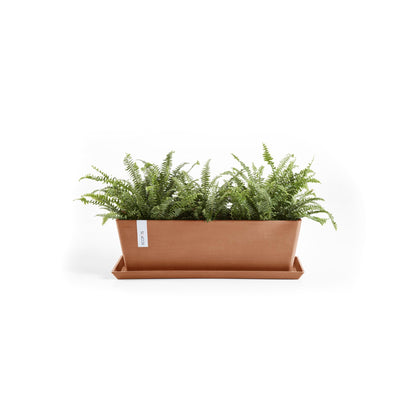 Kukkaruukku - Ecopots - Bruge 55cm terracotta - Ecopotskauppa - Uuden aikakauden kukkaruukku