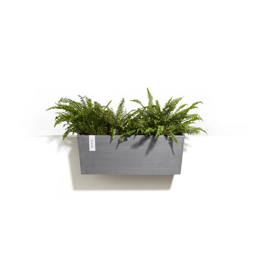 Kukkaruukku - Ecopots - Bruge ripustettava 55cm harmaa - Ecopotskauppa - Uuden aikakauden kukkaruukku